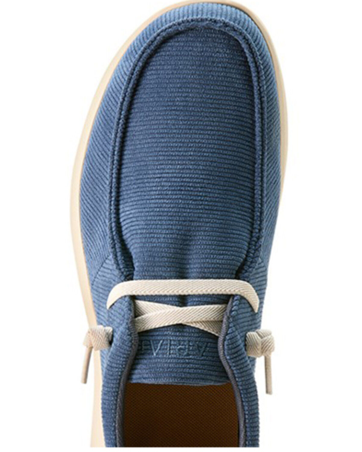 Image #4 - Ariat Men's Corduroy Casual Hilo Shoes - Moc Toe, Blue, hi-res