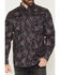 Image #3 - Moonshine Spirit&reg; Men's Final Show Paisley Print Long Sleeve Button-Down Western Shirt, Black, hi-res