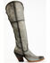 Dan Post Women's Corsette Over The Knee Fashion Western Boots - Snip Toe, Light Grey, hi-res