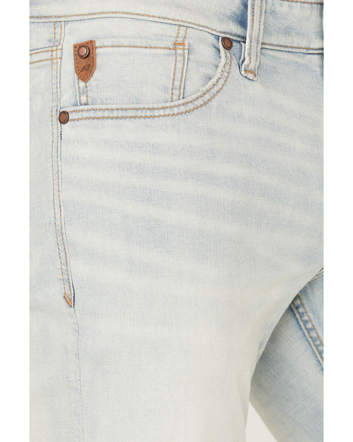 Image #2 - Moonshine Spirit Men's Hutch Slim Bootcut Stretch Denim Jeans, Light Wash, hi-res
