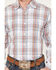 Image #3 - Resistol Men's Sulphur Plaid Print Long Sleeve Button Down Western Shirt, Blue/red, hi-res