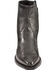 Image #4 - Abilene Western Wingtip Zipper Boots - Snip Toe, Black, hi-res