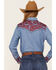 Image #4 - Scully Women's Floral Tooled Embroidered Long Sleeve Pearl Snap Western Shirt, , hi-res