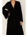 Image #3 - Miss Me Women's Black Maxi Ruffle Button Down Dress , , hi-res