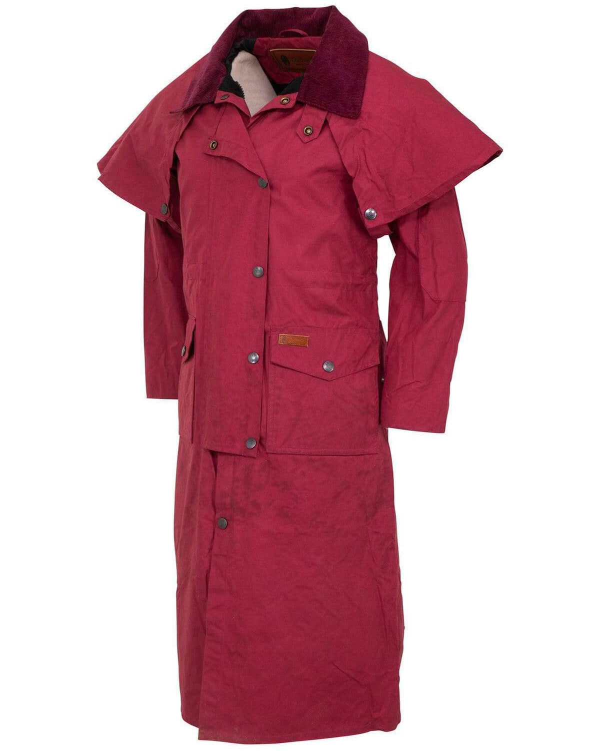 Image #3 - Outback Trading Co. Women's Matilda Duster, Burgundy, hi-res