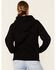 Brunette The Label Women's Blonde Logo Graphic Hooded Sweatshirt , Black, hi-res