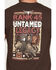 Image #4 - RANK 45&reg; Men's Untamed Legacy Short Sleeve Graphic T-Shirt, Dark Brown, hi-res
