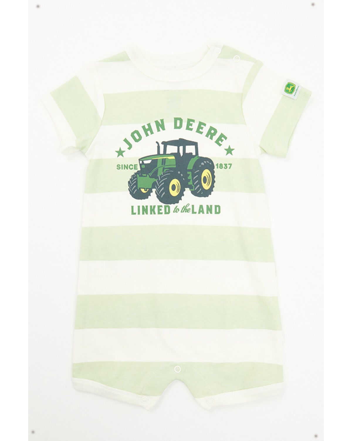 Image #1 - John Deere Infant Boys' Linked to the Land Onesie, Green, hi-res