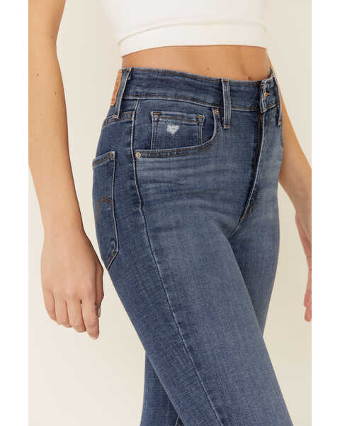 Image #4 - Levi's Women's 721 Skinny Jeans, Blue, hi-res
