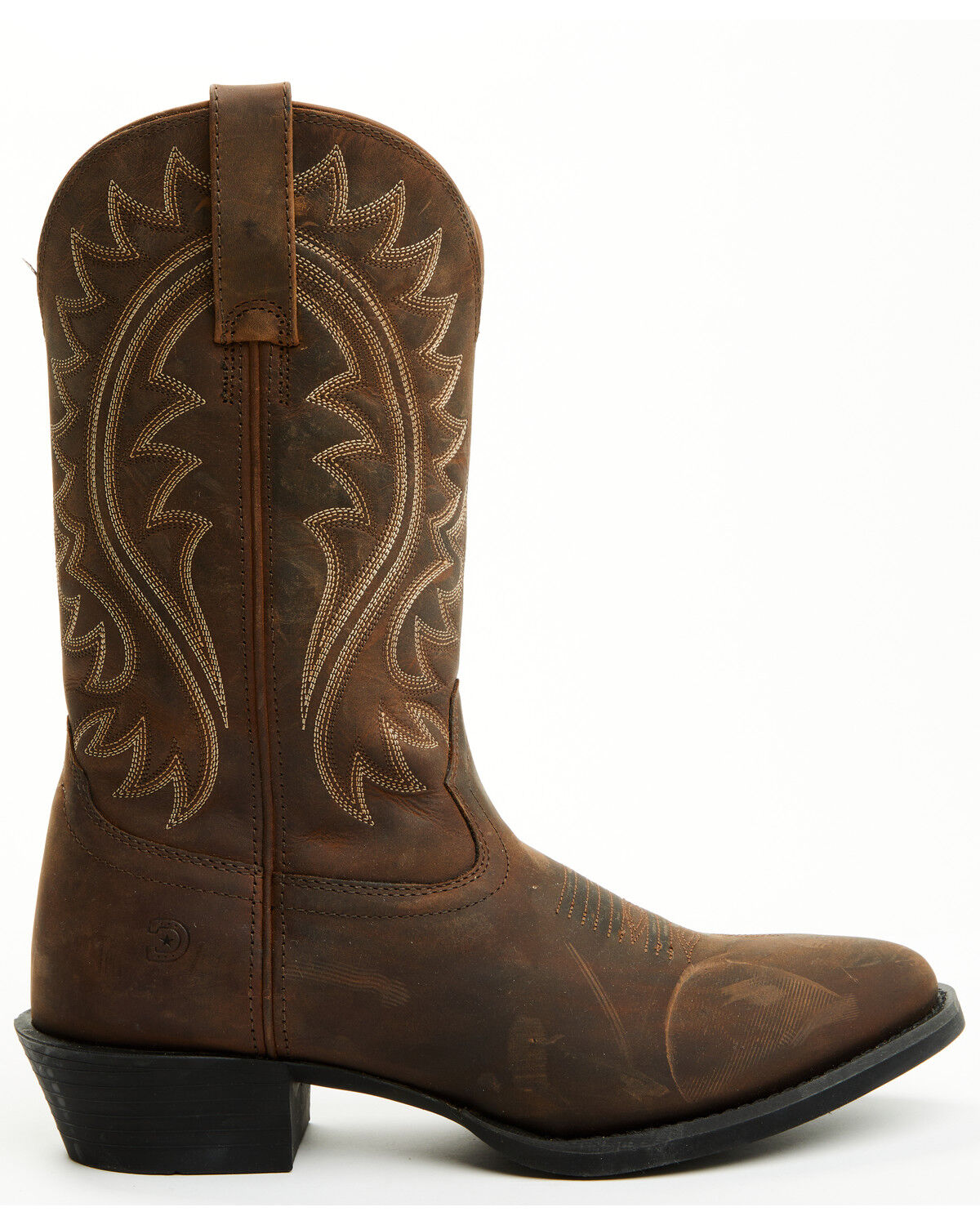 Image #2 - Durango Men's Shyloh Western Boots - Round Toe, Brown, hi-res