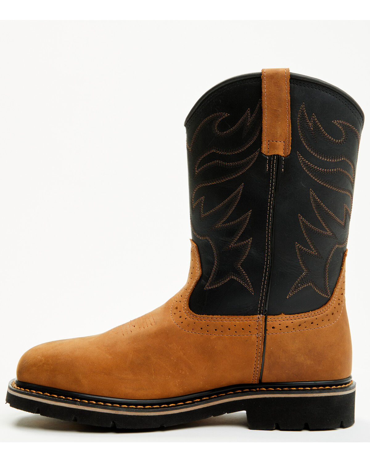 Image #3 - Cody James Men's 11" Pull-On Waterproof Work Boots - Composite Toe, Brown, hi-res