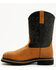 Image #3 - Cody James Men's 11" Pull-On Waterproof Work Boots - Composite Toe, Brown, hi-res