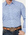 Image #3 - Roper Men's Amarillo Medallion Print Long Sleeve Snap Western Shirt - Tall , Blue, hi-res