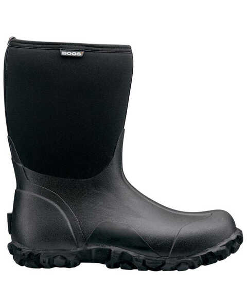 Image #2 - Bogs Men's Classic Insulated Waterproof Work Boots - Round Toe, Black, hi-res