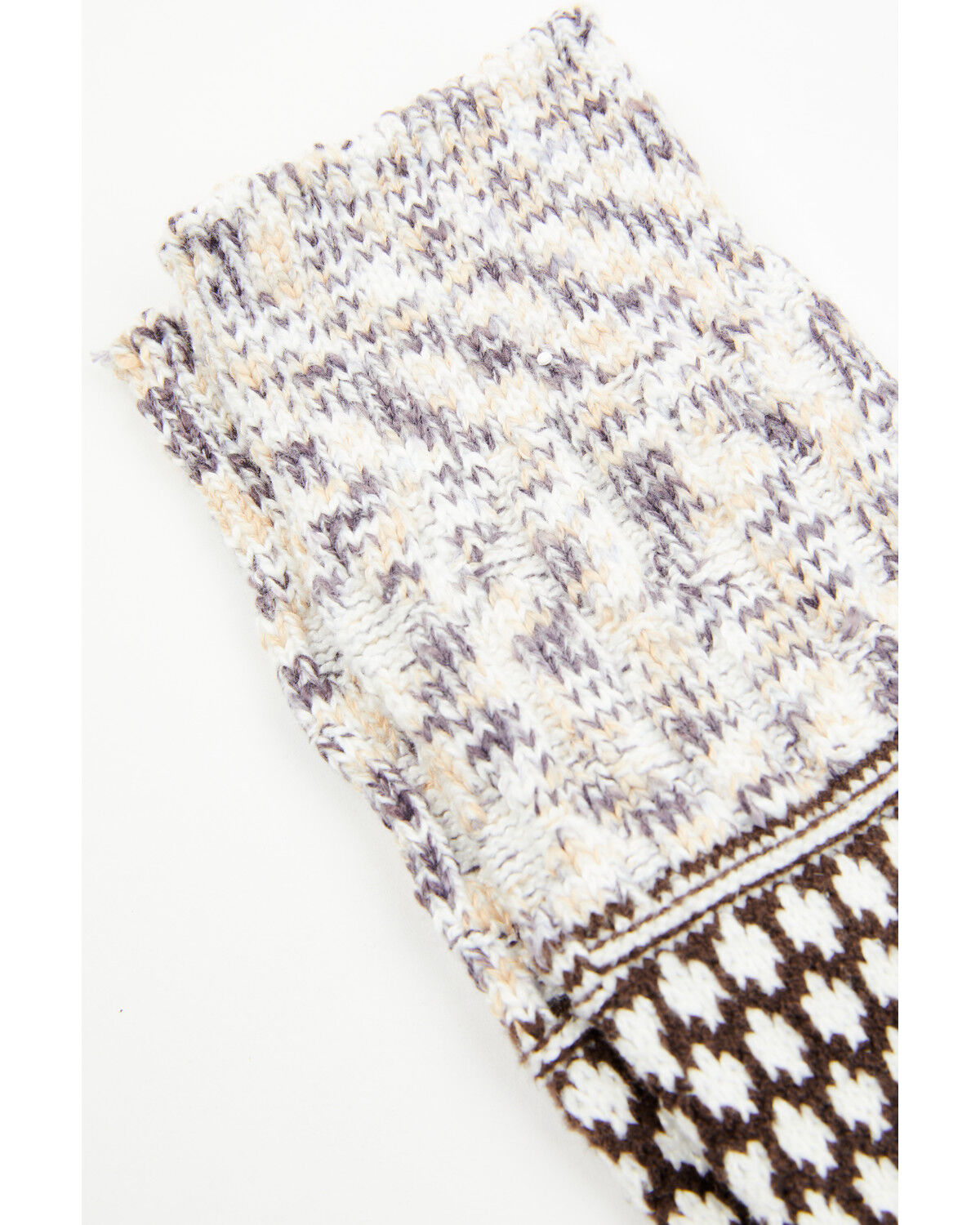 Image #2 - World's Softest Women's Weekend Gallery Textured Crew Socks, Off White, hi-res