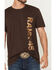 Image #3 - RANK 45® Men's Shattered Short Sleeve Graphic T-Shirt, Dark Brown, hi-res