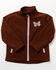 Image #1 - Shyanne Toddler Girls' Butterfly Embroidered Softshell Jacket, Chocolate, hi-res