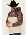 Image #2 - Hooey Men's Jimmy Southwestern Block Hooded Pullover, Cream, hi-res