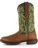 Durango Men's Rebel Pull On Western Boots - Square Toe , Brown, hi-res
