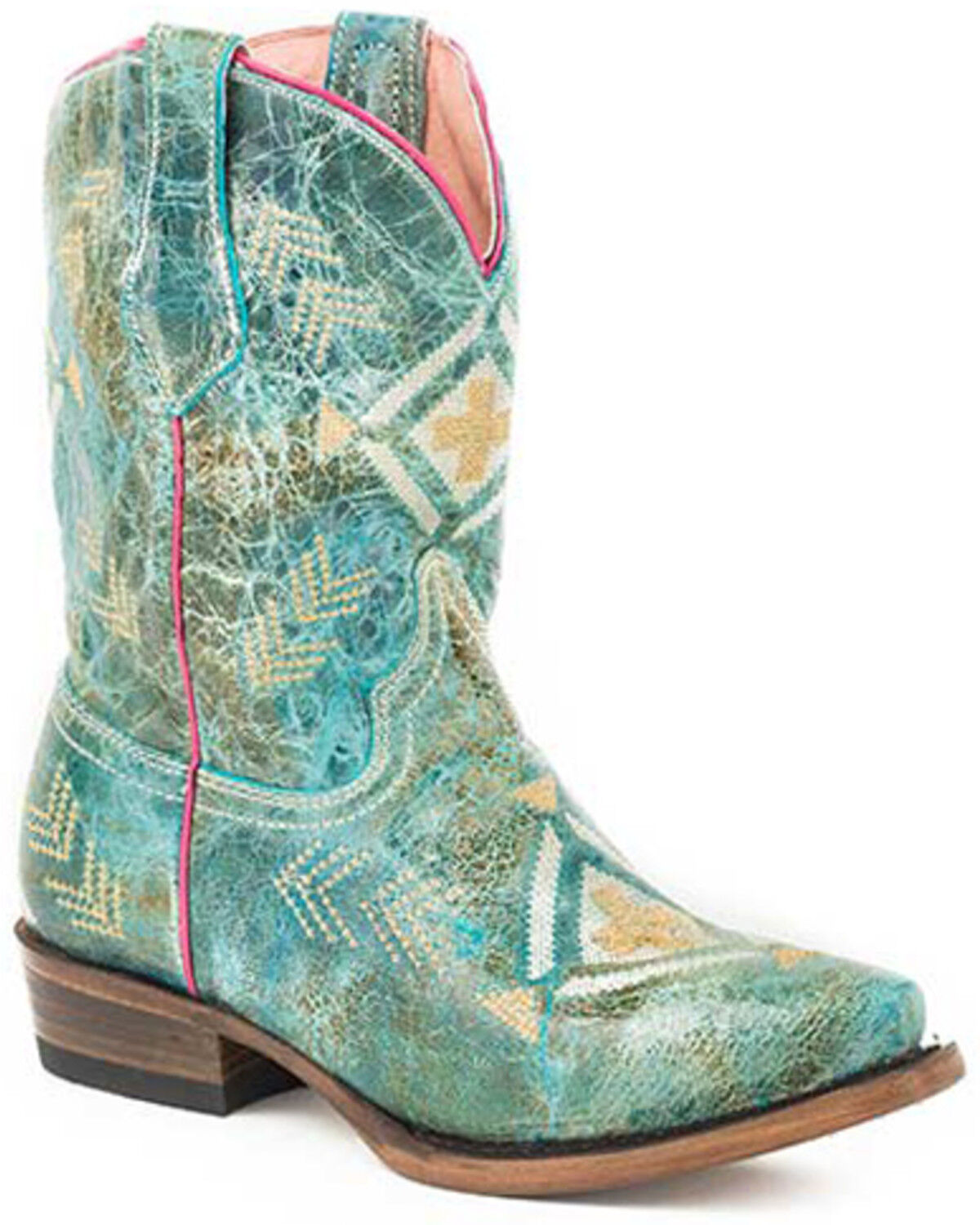 girls blue cowboy boots