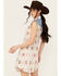 Image #4 - Panhandle Women's Boot Print Sleeveless Pearl Snap Mini Dress, Cream, hi-res