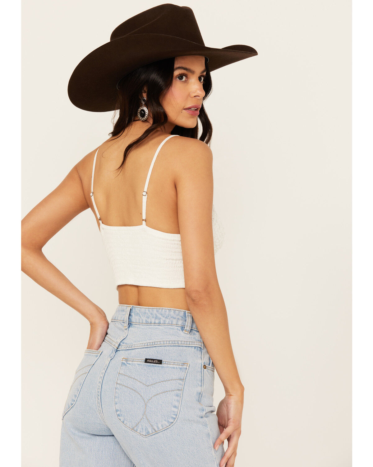 Image #4 - Free People Women's Amina Bralette, White, hi-res