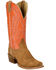 Image #1 - Tony Lama Men's Jax Suede Western Boots - Square Toe, Tan, hi-res