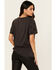 Image #4 - Rock & Roll Denim Women's Rodeo Short Sleeve Graphic Tee, Black, hi-res