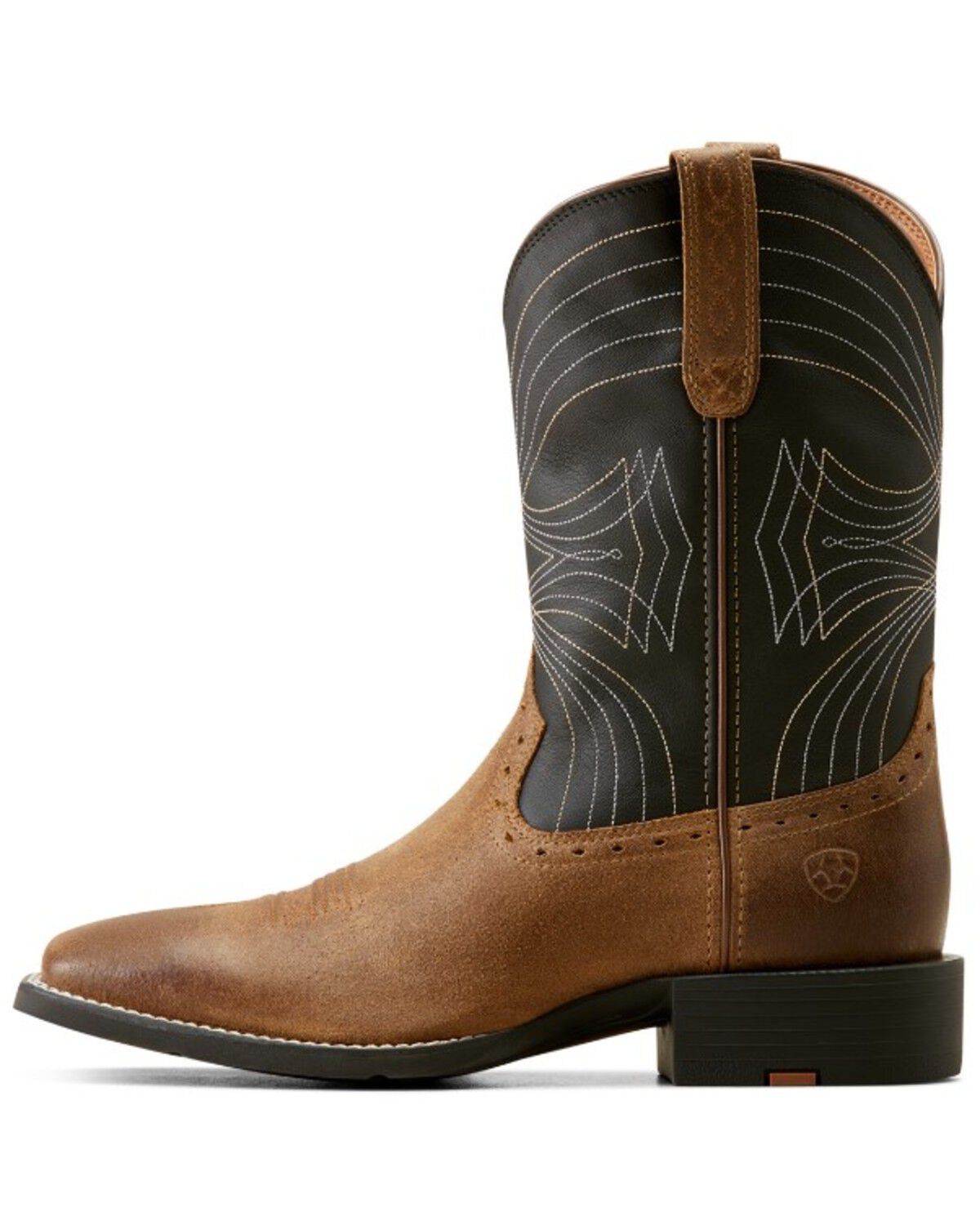 Image #2 - Ariat Men's Sport Western Boots - Broad Square Toe, Brown, hi-res