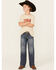 Image #1 - Cody James Boys' Wolfstooth Relaxed Bootcut Stretch Denim Jeans, Medium Wash, hi-res