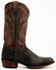 Image #2 - Dan Post Men's Exotic Teju Lizard Leather Tall Western Boots - Round Toe, Dark Brown, hi-res