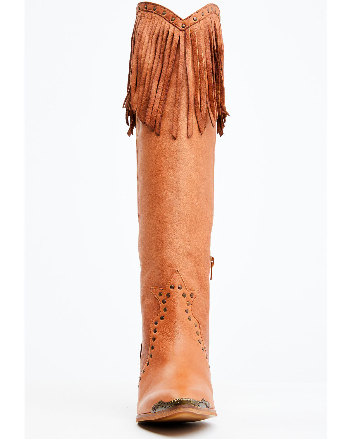 Image #4 - Maggie Women's Trini Tall Western Boots - Round Toe, Brown, hi-res