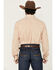 Image #4 - Cinch Men's Striped Print Long Sleeve Button-Down Stretch Western Shirt, Gold, hi-res