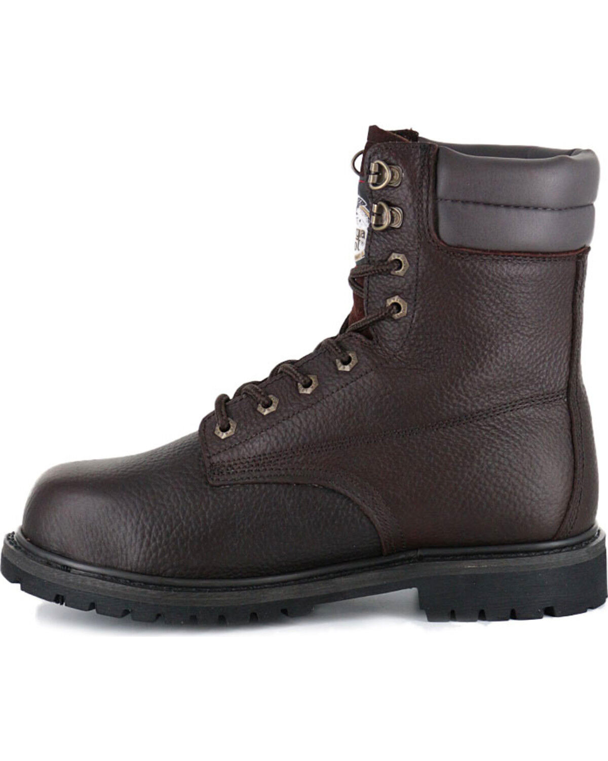 Image #3 - Georgia Boot Men's 6" Oiler Work Boots - Steel Toe, Brown, hi-res