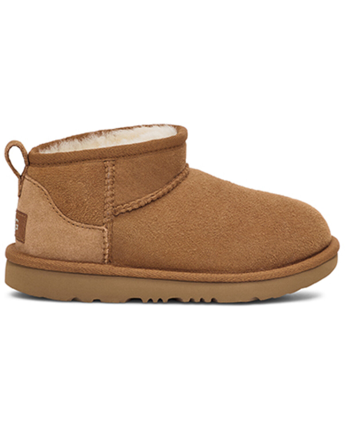 Image #2 - UGG Girls' Classic Ultra Mini Boots, Chestnut, hi-res