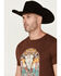 Image #2 - Rock & Roll Denim Men's Boot Barn Exclusive Reckless & Rowdy Short Sleeve Graphic T-Shirt, Brown, hi-res