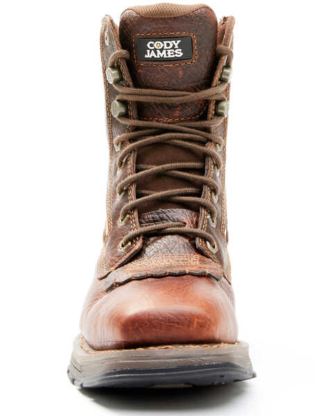 Image #4 - Cody James Men's 8" ASE7 Disruptor Work Boots - Nano Composite Toe, Brown, hi-res
