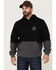 Image #1 - Cody James Men's FR Fleece Solid Hooded Work Sweatshirt, Black, hi-res