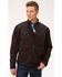 Image #1 - Roper Men's Concealed Carry Softshell Jacket, Black, hi-res