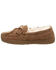 Image #3 - Bearpaw Men's Moc II Wide Slippers, Brown, hi-res