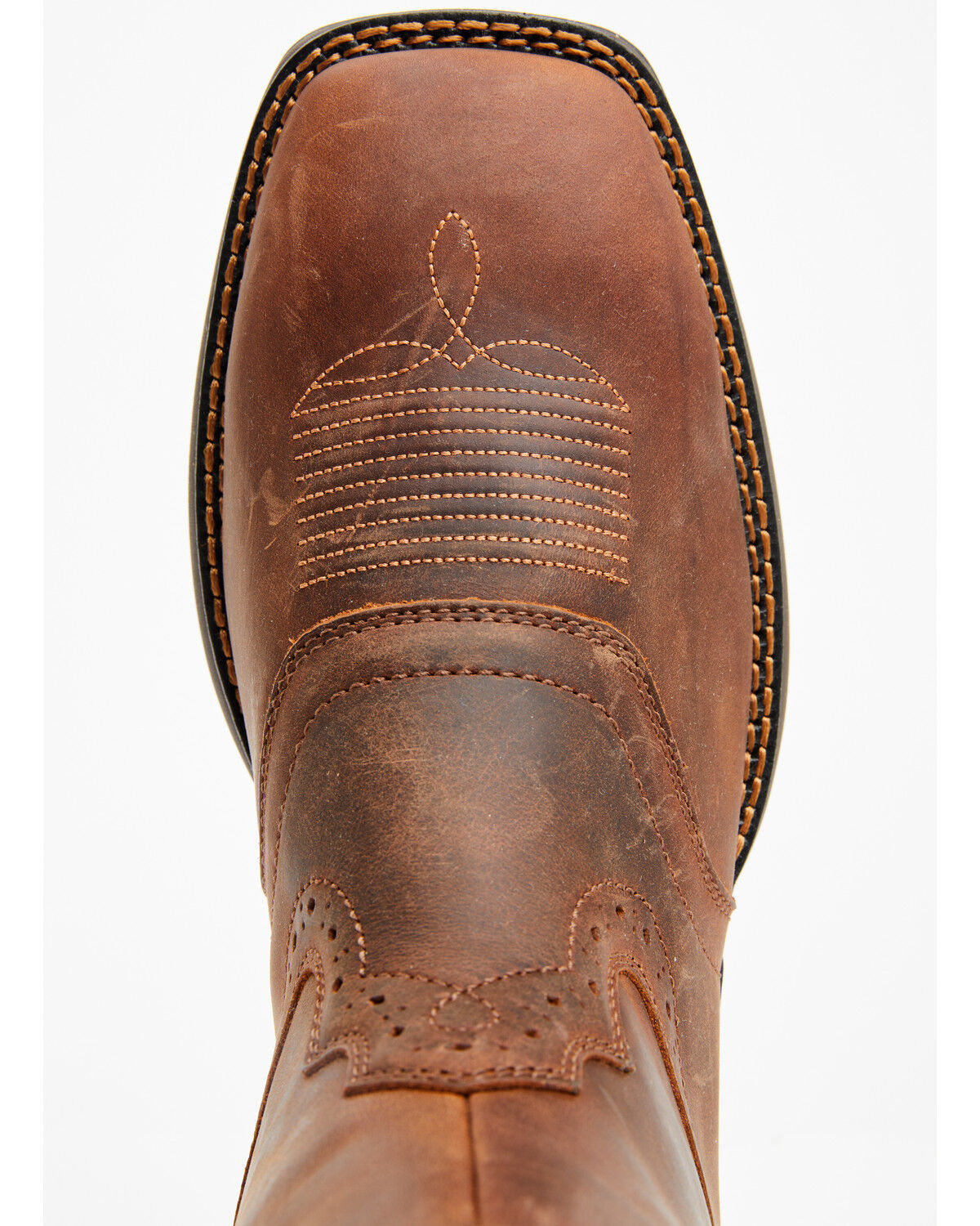 Image #6 - Cody James Men's Summit Lite Performance Western Boots - Broad Square Toe, Caramel, hi-res