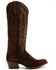 Image #2 - Macie Bean Women's Life's Like A Box Of Chocolates Suede Tall Western Boots - Round Toe, Chocolate, hi-res