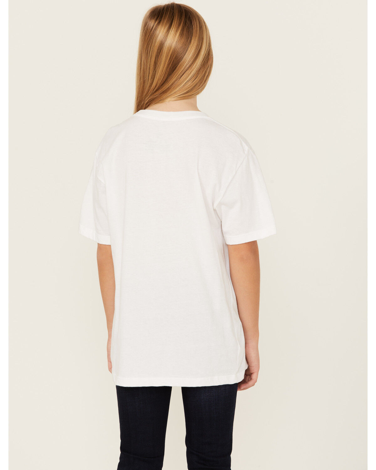 Image #4 - Ariat Girl's Horseshoe Rodeo Short Sleeve Graphic Tee, , hi-res
