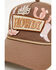 Image #2 - Shyanne Girls' Howdy Ball Cap, Brown, hi-res