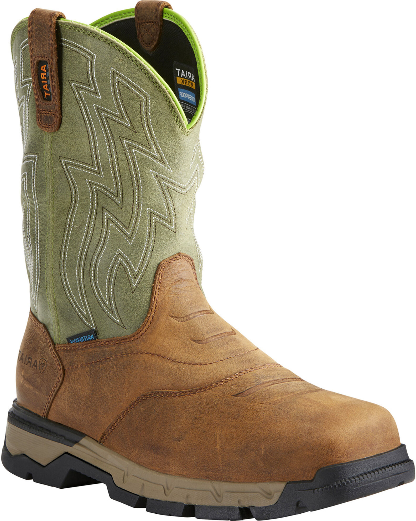 Ariat Men s Rebar Flex H2O Western Work Boots Composite Toe