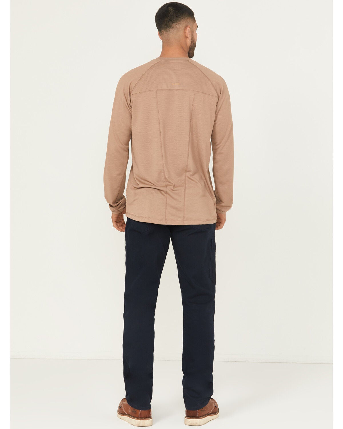 Image #3 - Ariat Men's Rebar M4 Made Tough Durastretch Straight Canvas Pants, Navy, hi-res