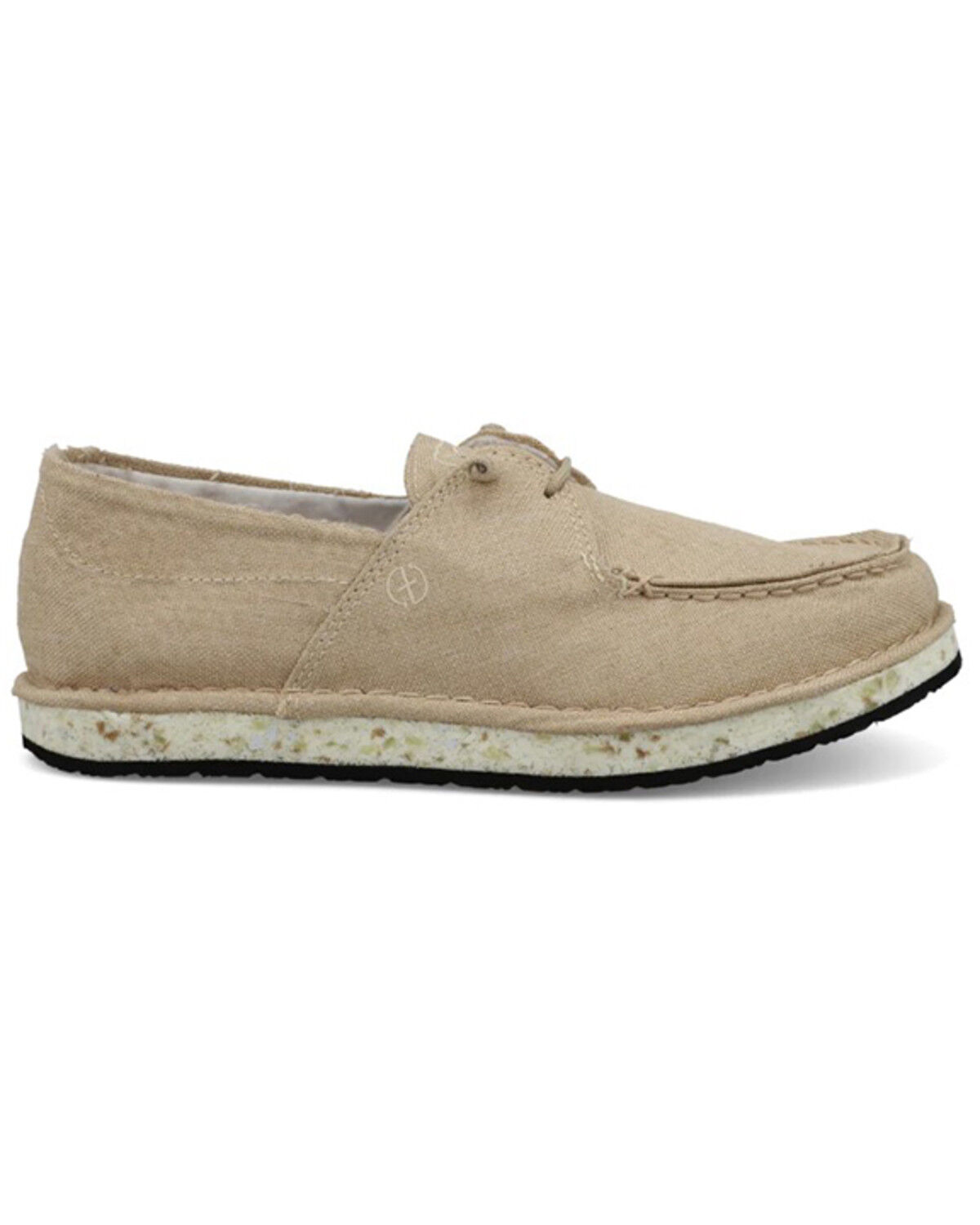Image #2 - Twisted X Women's Circular Project™ Boat Shoes - Moc Toe, Cream, hi-res