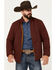 Image #1 - Brothers and Sons Men's Roane Lightweight Insulated Reversible Puffer Jacket, Burgundy, hi-res