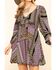 Band of the Free Women's Multi Patchwork Tie Front Dress , Multi, hi-res