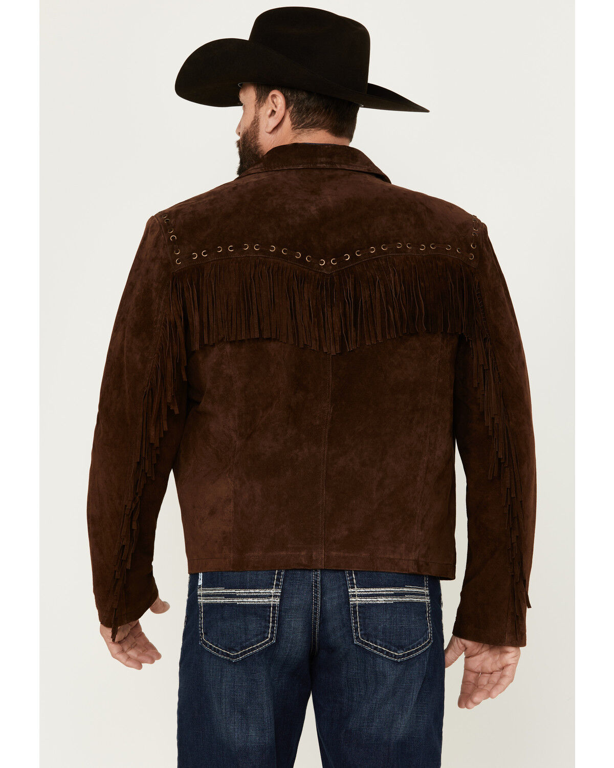 Image #4 - Scully Men's Leather Fringe Jacket, , hi-res